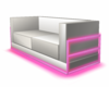Neon Pink Club Couch