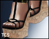 Black wedges