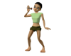 artist pose