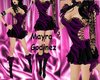 Purple/Blk Punk Dress