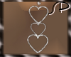 (Sp) 3hearts Earrings