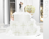 .V. Wedding  Cake