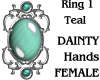 Ring1 Teal DaintyHands