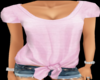 ~RAC~ pink tied tee
