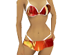 Red And Gold Kini