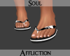 F -  Black FlipFlops
