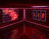 red neon room