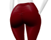 Leather flares Red LLT