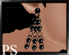 {PS} Emma Black Earrings