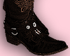 E* Western Black Boots