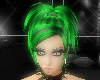 toxic green kiss hair