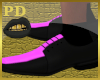 Black/Pink Dress Shoes