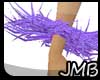 [JMB]Purp Wrist Feathers