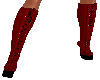 Red/Black Laced Knee Boo