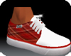 SM RED PLAID SNEAKERS