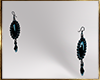 (A1)Gothic blue earrings