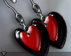 Der. Two Hearts Earrings