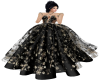 Black Gold Sparkle Gown