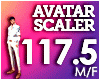 M AVATAR SCALER 117.5%