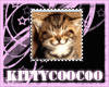 smiling bengal cat stamp
