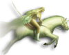 Elf on Unicorn