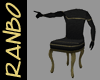 Black Gold Hug Chair