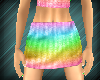 Detailed Rainbow Skirt