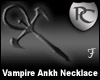 Vampire Ankh Necklace
