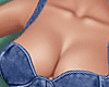 e Blue Denim Top
