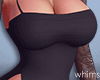 Inked Black Dress