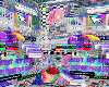 vaporwave Y2K glitch