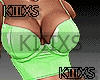 *Latex Neon Skirt RXL