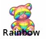 Rainbow teddy