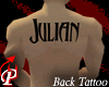 PB Julian Back Tattoo