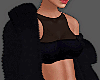 Dark Fluff Jacket Black