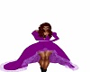 Purple evening gown