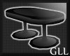 GLL Black Grey Orb Table