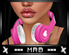 -MrB- Pink Headphones