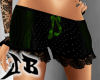 JB Frilly Green Shorts