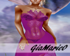 g;pink Sheer gown
