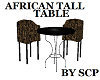 *SCP*BLACK TABLE& CHAIRS