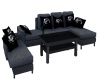 Black Rose Sofa