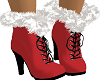 Red Winter Boots