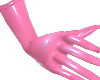 bubblegum long glove pvc