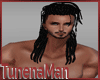 Modern black dreadlocks