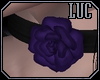 [luc] Choker Rose Purple