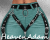 Belted jeans teal RXL