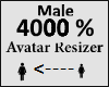 Avatar scaler 4000% Male