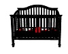 Hello Kitty Black Crib