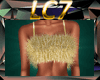 Gold Poof Top